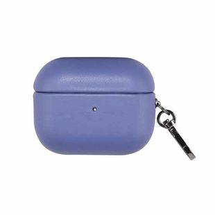 For Apple AirPods Pro PU Leather Wireless Bluetooth Earphone Protective Case(Wisteria)