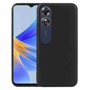 For OPPO A17 TPU Phone Case(Black)