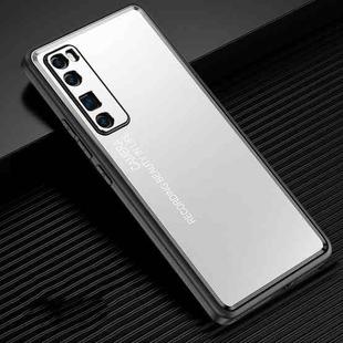 For Huawei nova 7 Pro Frosted Metal Phone Case(Silver)
