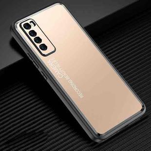 For Huawei nova 7 Frosted Metal Phone Case(Gold)