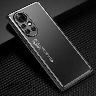 For Huawei nova 8 Pro Frosted Metal Phone Case(Black)