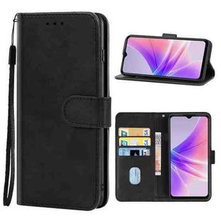 For OPPO A77s Leather Phone Case(Black)