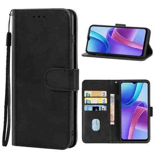 For Xiaomi Redmi Note 11R Leather Phone Case(Black)