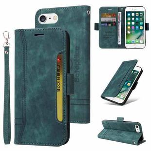 For iPhone 7 Plus / 8 Plus BETOPNICE Dual-side Buckle Leather Phone Case(Green)