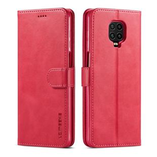For Xiaomi Redmi Note 9 Pro / Note 9s LC.IMEEKE Calf Texture Horizontal Flip Leather Case, with Holder & Card Slots & Wallet & Photo Frame(Red)