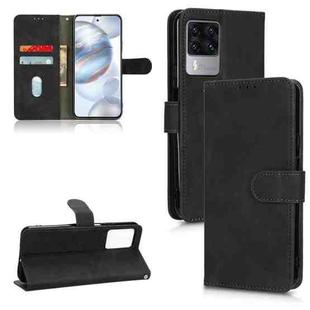 For Cubot X50 Skin Feel Magnetic Flip Leather Phone Case(Black)