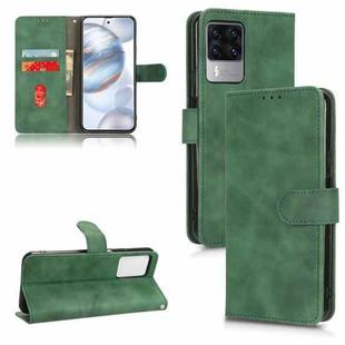 For Cubot X50 Skin Feel Magnetic Flip Leather Phone Case(Green)