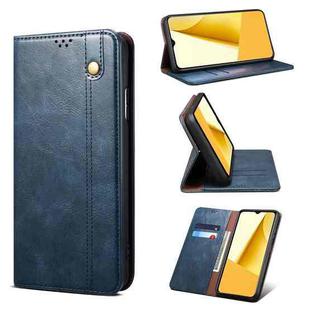 For vivo Y77 5G Malaysian/Y77e Global Oil Wax Crazy Horse Texture Leather Phone Case(Blue)