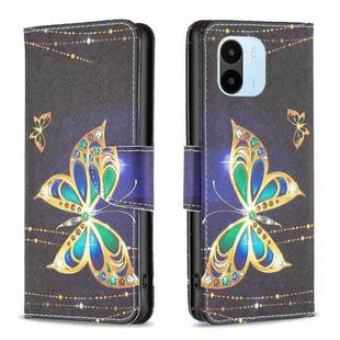 For Xiaomi Redmi A1 / A1+ Colored Drawing Pattern Flip Leather Phone Case(Big Butterfly)