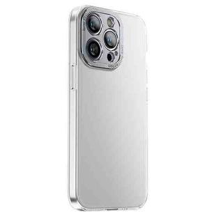 For iPhone 13 Pro PC Crystal Clear Frosted Phone Case(White)