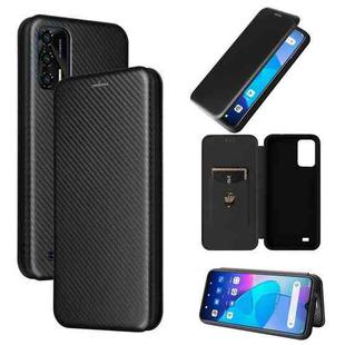 For Oukitel C31 Carbon Fiber Texture Leather Phone Case(Black)