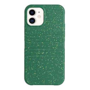 For iPhone 11 Wheat Straw Material Degradable TPU Phone Case(Dark Green)