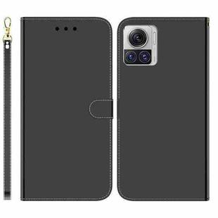 For Motorola Moto X30 Pro 5G / Edge 30 Ultra Imitated Mirror Surface Flip Leather Phone Case(Black)