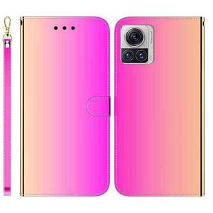 For Motorola Moto X30 Pro 5G / Edge 30 Ultra Imitated Mirror Surface Flip Leather Phone Case(Gradient Color)