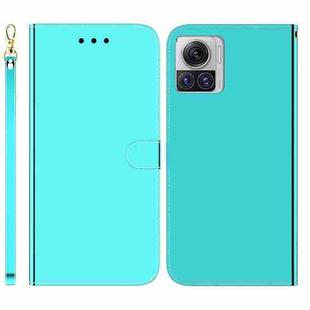 For Motorola Moto X30 Pro 5G / Edge 30 Ultra Imitated Mirror Surface Flip Leather Phone Case(Mint Green)