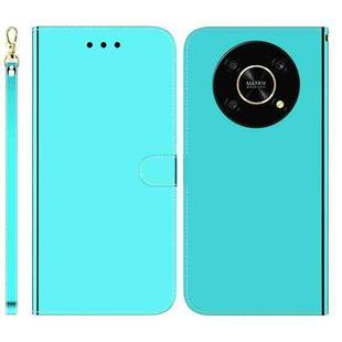 For Honor X9 / X9 5G Imitated Mirror Surface Flip Leather Phone Case(Mint Green)