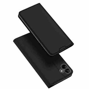 For Samsung Galaxy A04 164.4mm DUX DUCIS Skin Pro Series Leather Phone Case(Black)