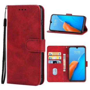 For Infinix Note 12 2023 Leather Phone Case(Red)