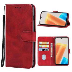 For Infinix Zero 20 Leather Phone Case(Red)