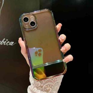 For iPhone 11 Pro Color Plated Invisible Holder Phone Case(Black)