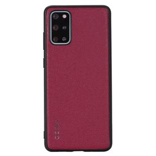 For Galaxy S20 GEBEI Full-coverage Shockproof Leather Protective Case(Red)