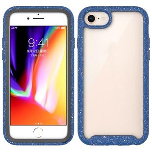 For iPhone SE 2022 / SE 2020 / 8 / 7 Shockproof Starry Sky PC + TPU Protective Case(Blue)