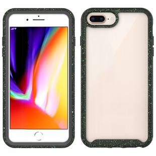 For iPhone 8 Plus / 7 Plus Shockproof Starry Sky PC + TPU Protective Case(Black)