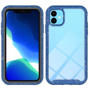 For iPhone 11 Shockproof Starry Sky PC + TPU Protective Case(Blue)
