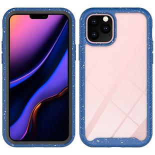 For iPhone 11 Pro Shockproof Starry Sky PC + TPU Protective Case(Blue)