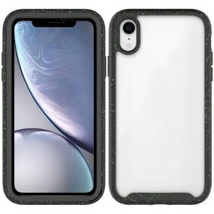 For iPhone XR Shockproof Starry Sky PC + TPU Protective Case(Black)