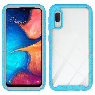 For Galaxy A10e Shockproof Starry Sky PC + TPU Protective Case(Sky Blue)