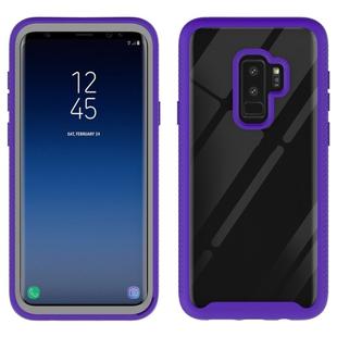 For Galaxy S9 Plus Shockproof Starry Sky PC + TPU Protective Case(Purple)