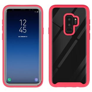 For Galaxy S9 Plus Shockproof Starry Sky PC + TPU Protective Case(Red)