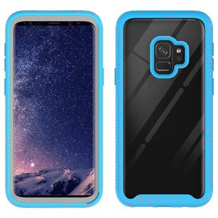 For Galaxy S9 Shockproof Starry Sky PC + TPU Protective Case(Sky Blue)