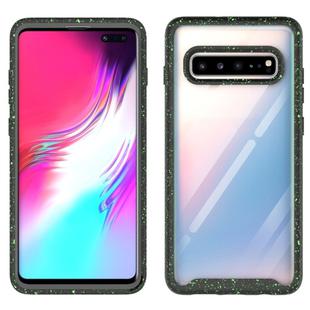 For Galaxy S10 5G Shockproof Starry Sky PC + TPU Protective Case(Black)