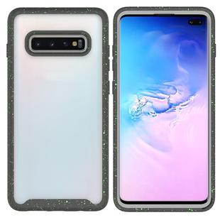 For Galaxy S10 Plus Shockproof Starry Sky PC + TPU Protective Case(Black)