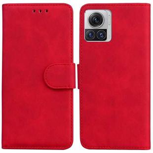 For Motorola Moto X30 Pro 5G / Edge 30 Ultra Skin Feel Pure Color Flip Leather Phone Case(Red)