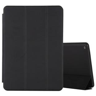 For iPad 10.2 Horizontal Flip Smart Leather Case with Three-folding Holder(Black)