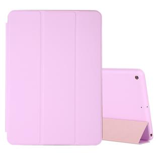For iPad 10.2 Horizontal Flip Smart Leather Case with Three-folding Holder(Pink)