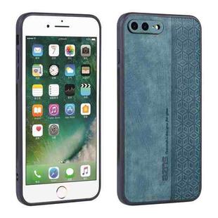 For iPhone 7 Plus / 8 Plus AZNS 3D Embossed Skin Feel Phone Case(Dark Green)