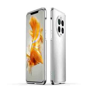 For Huawei Mate 50 Pro LK Aurora Metal Phone Frame with Lens Cover(Silver)