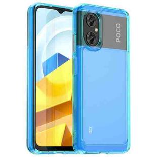 For Xiaomi Redmi Note 11R Colorful Series Acrylic + TPU Phone Case(Transparent Blue)