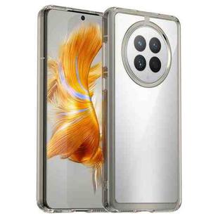 For Huawei Mate 50E Colorful Series Acrylic + TPU Phone Case(Transparent Grey)