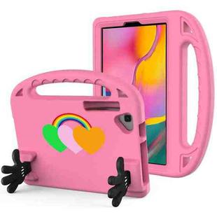 For Samsung Galaxy Tab A 10.1 2019 Love Small Palm Holder EVA Tablet Case(Pink)
