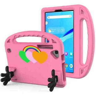 For Huawei MatePad T8 Love Small Palm Holder EVA Tablet Case(Pink)