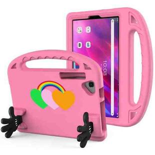 For Lenovo Tab K10 Love Small Palm Holder EVA Tablet Case(Pink)