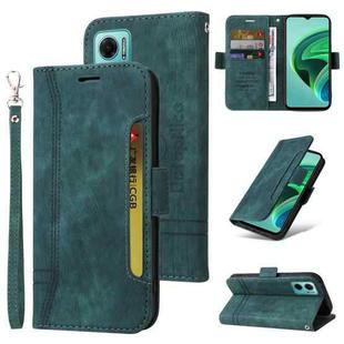 For Xiaomi Redmi Note 11E 5G BETOPNICE Dual-side Buckle Leather Phone Case(Green)