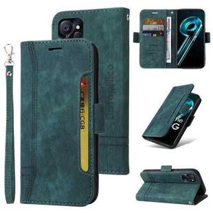 For Realme 9i 5G BETOPNICE Dual-side Buckle Leather Phone Case(Green)