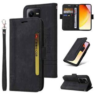 For vivo V25 / V25e 4G Global BETOPNICE Dual-side Buckle Leather Phone Case(Black)