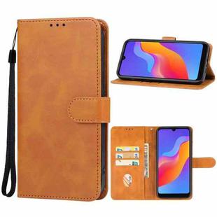 For Honor 8A 2020 Leather Phone Case(Brown)